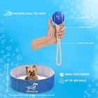 32in Foldable Dog Ball Pit Combo Pack With Rope Tug Balls  Indoor outdoor