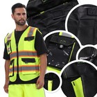 Hi Vis Reflective Safety Vests For Men Women High Visibility With Pockets 3xl