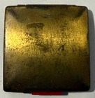 Vintage Yardley Square Powder Compact Mirror Gold Tone Beauty Case