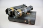 Chevalier Paris French Military Field Binoculars Opera Vintage Antique W  Case
