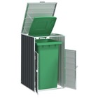 Wheelie Bin Storage Rubbish Waste Bin Storage 85 x31 9 x45 3  Steel Vidaxl Vidax