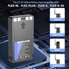 2-pack Rechargeable Lit-22 Battery Compatible With Trail Camera Flex-m Flex G-36