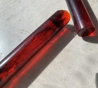 Rare Vintage Broken Marbled Bakelite Rod 11  Long  1  Diameter 198 Grams