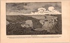 1887 Lake Erie Birds Eye View Map Mineral Springs  Illustration  Pa Gazetteer