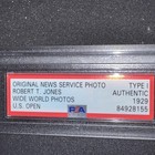 Bobby Jones Photo 1929 Us Open Winged Foot Golf Club Psa I Photograph Encapsulat