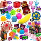 Random Squishy Toy Set Stress Relief Sensory Fidget Toys Soft Squeeze Mochi Ball