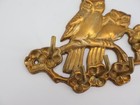 Vintage Solid Brass Owl Wall Hook Dual Owls On Branch Key Holder Mcm Decor