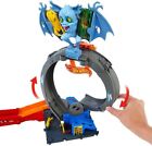 Hot Wheels City Toy Car Track Set Bat Loop Attack With Adjustable Loop   Launche