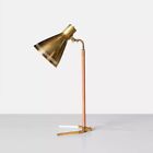 Lamp Italian Table Brass Mid Century Vintage Desk Mid-century Modern Style Sputn