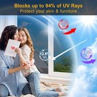 One Way Window Privacy Film See Out Not In  Static Cling Window Tint For Home