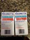 2 Nicorette 2 Mg Nicotine Stop Smoking Aid Gum  White Ice Mint 160 Ct Exp 2027 