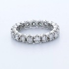 Classic Eternity Wedding Ring 14k Gold 2 75 Carat Round Lab-grown Diamond E Vvs2