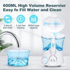Water Flossing Oral Irrigator 600ml Water Flossers For Teeth Braces 7 Nozzles