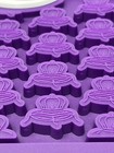 Crown Royal Bar Spill Mat Rubber Purple White Logo Large 16 1 2  Sq Rare Htf New