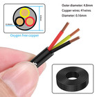 18 Gauge 3 Conductor Electrical Wire Oxygen-free Copper Cable 25ft 7 7m Flexible