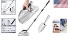 2-in-1 Metal Detector Sand Scoop With Detachable Handle For Treasure Hunting