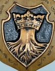 Solomons Crown Oak Tree Roots Plaque Crest Brasov Romania Coat Arms H7    X L5 75   