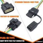 For Equinox  terrain 18-22 Vehicle Wiring Harnesses 4-way Flat Trailer Connector