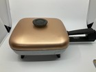 Vtg Westinghouse Electric Skillet Copper Lid Original Cord Tested Works Mcm Usa