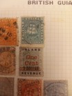 British Guiana 1850-1966 Used Stamp Collection Album Page