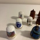 Thimble Lot Of 15 From Different Cities Or Places And 2 Mini Bells  