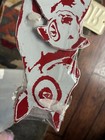 Nos Wrapped Target Bullseye Dog Bookends Shelf Rack Spot Display Sign Metal