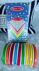 Rare Melissa   Doug Rainbow Cake   Icing Pieces Layer Wooden Pretend Food Toy