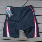 Tyr Womens 6  Carbon Tri Triathlon Padded Shorts Red black Sz M New
