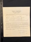 Teachers Appointment Contract Office Of Board Of Education Bridgeport Ct 1930