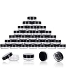 50 Pieces 3 Gram 3ml Plastic Makeup Cosmetic Lotion Cream Sample Jar Containers