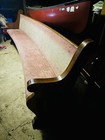 2 Vintage Antique Curved  Church Pews 10 Ft Long