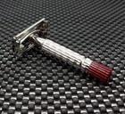 Vintage 1956  Gillette Red Tip Super Speed De Safety Razor B1 Looks Unused  