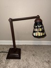 Vintage Tiffany Style Desk Lamp Stained Glass Art Deco Design Night Light