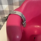 Bumbo Baby Infant Floor Seat With Safety Belt Strap Hot Pink Fuschia Foam Chair