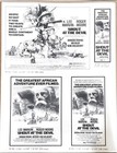 Shout At The Devil Lee Marvin Movie Ad Press Book Merchandising Manual 1976