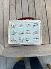 Vintage American Thermos U s  States Metal Lunch Box No Thermos