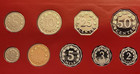 Malta - 1981 9pc Proof Set In Sealed Card - No Box Or Certificate