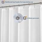 Extra Long Shower Curtain Liner Fabric 72 X 80 Inches Hotel Quality W