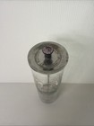 Vintage Barbicide Jar Glass Barber s Shop Decor Comb Storage Disinfectant 9 5   