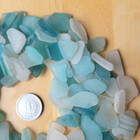 Genuine Surf Tumbled Sea Glass Blue Mix 200   