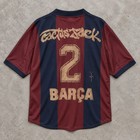 Travis Scott Nike Barcelona Retro 00 01 Skeleton Jersey Size M Pre-owned