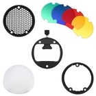 Flash Diffuser With Honeycomb Grid Diffuser Ball Color Filter For Godox Yongn   