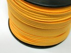 2 7mm Light Orange Faux Suede Lace Cord Jewelry Making Stringing Material -