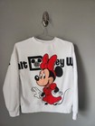 Disney Minnie Mouse Front To Back Sweatshirt Kids Youth 11 12 Large
