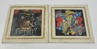 Vintage Harley-davidson Motorcycle Carnival Mirror Carnival Prize 8x8 Lot Of 5