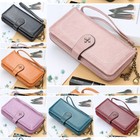 Women Lady Clutch Leather Wallet Long Card Holder Phone Bag Case Purse Handbag