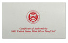 Us Mint Silver Coin Proof Set 2003 90  Uncirculated  Box   Coa Estate Lot