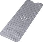 Non Slip Bathtub Shower Mat  Extra Long Bath Mat For Tub  40x16 Grey