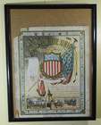 War For The Union  Civil War Certificate Of Service  Ft Sumter  Lee s Surrender