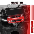 Nicecnc Handlebar Clamp With Key Guard For Yamaha Raptor 700r 700 2011-2026 Red